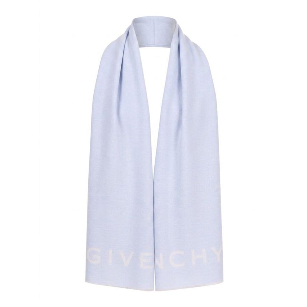 Givenchy Blue Wool Women's Scarf